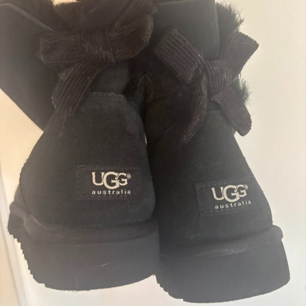 Boots Uggs size 11 UGG® Mini Bailey Bow II Boot Black